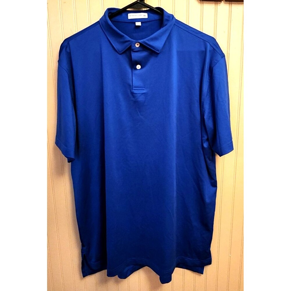 Peter Millar Tour Fit Men's Golf Performance Polo Shirt Size L